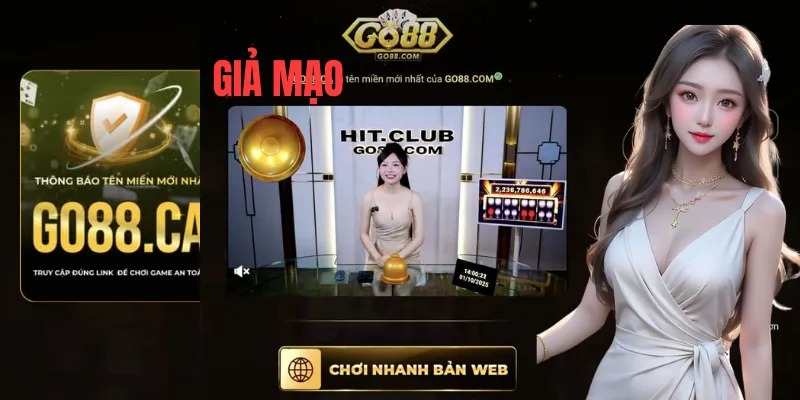 Website Go88 fake khiến người chơi không rút được tiền